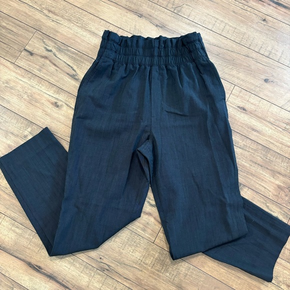 Helmut Lang Pants - Helmut Lang High Rise Paper Bag Trouser Pants Size 6